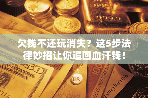武汉欠钱不还玩消失？这5步法律妙招让你追回血汗钱！