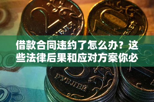 武汉借款合同违约了怎么办？这些法律后果和应对方案你必须知道