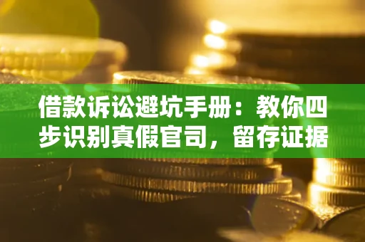 武汉借款诉讼避坑手册：教你四步识别真假官司，留存证据不踩雷