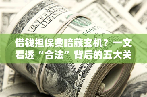 武汉借钱担保费暗藏玄机？一文看透“合法”背后的五大关键陷阱