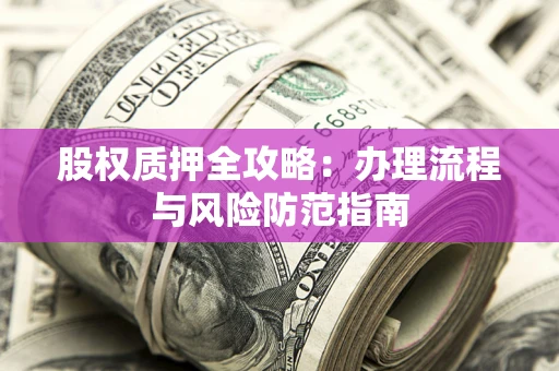 武汉股权质押全攻略：办理流程与风险防范指南
